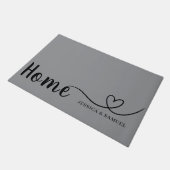 Custom Printed Welcome Mat with Name or Design ドアマット (アングル)