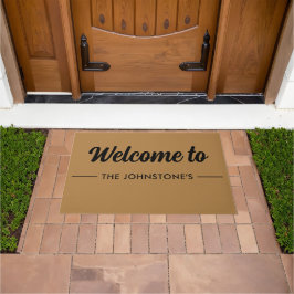 Custom Printed Welcome Mat with Name or Design ドアマット