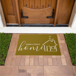 Custom Printed Welcome Mat with Text or Design ドアマット
