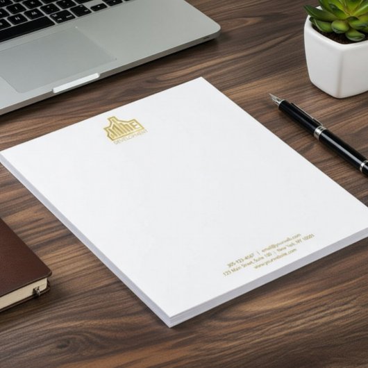 Custom Professional 5.5" x 6" Notepad – 40 Pages ノートパッド
