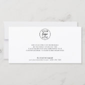 Custom Professional Business Logo サンキューカード (裏面)