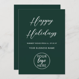 Custom Professional Business Logo Christmas シーズンカード