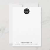 Custom Professional Business Logo Promotional ノートカード (正面)