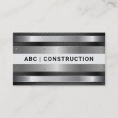 Custom Professional Metallic Construction 名刺 (正面)