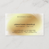 Custom Professional Modern Elegant Template Luxury 名刺 (裏面)