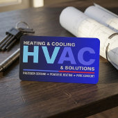 Custom Professional Modern HVAC Services 名刺