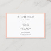 Custom Professional Modern Simple Elegant Template 名刺 (裏面)