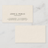 Custom Professional Modern Simple Template 名刺 (正面/裏面)