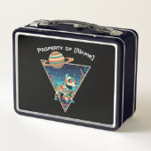 Custom Property of [Name] Robot Dog Lunch Box メタルランチボックス (裏面)