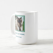 Custom Proud Cat Mom Mug | Pet Photo Gift コーヒーマグカップ (正面左)