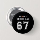 Custom Proud Footll Uncle Number 67 Personalized F 缶バッジ (正面&裏面)