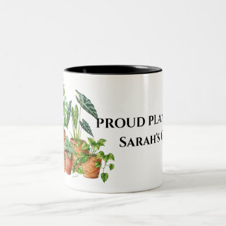 Custom Proud Plant Mom Coffee Mug ツートーンマグカップ