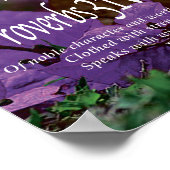 Custom PROVERBS 31 WOMAN Inspirational Christian ポスター (角)