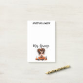 Custom Pumpkin Parade — A Whimsical Halloween ポストイット (デスク上)