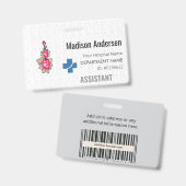 Custom PVC Plastic Badge – Durable.ID.Event バッジ (正面＆裏面)