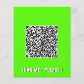 Custom QR Code Business Logo Promotional Flyers チラシ (裏面)