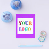 Custom QR Code Business Logo Promotional Flyers チラシ (シングル)