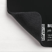Custom QR code & Editable Retro-Modern Text マウスパッド (コーナー)