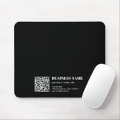 Custom QR code & Editable Retro-Modern Text マウスパッド (マウス)
