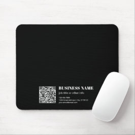Custom QR code & Editable Retro-Modern Text マウスパッド