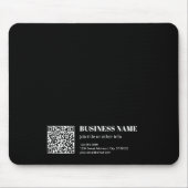 Custom QR code & Editable Retro-Modern Text マウスパッド (正面)