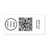 Custom QR Code & Logo Self-Inking Stamp セルフインキングスタンプ (デザイン)
