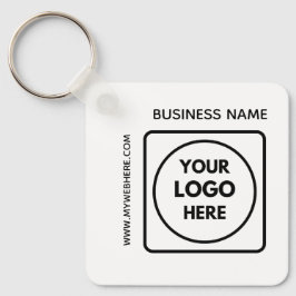 Custom QR Code Logo Text Corporate Swag Keychains キーホルダー