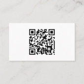 Custom QR Code Modern 名刺 (裏面)