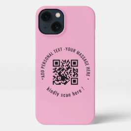Custom QR Code Scan Info iphone case 13ケース
