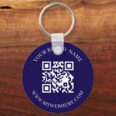 Custom QR Code Text Color Promo Keychains キーホルダー (裏面)