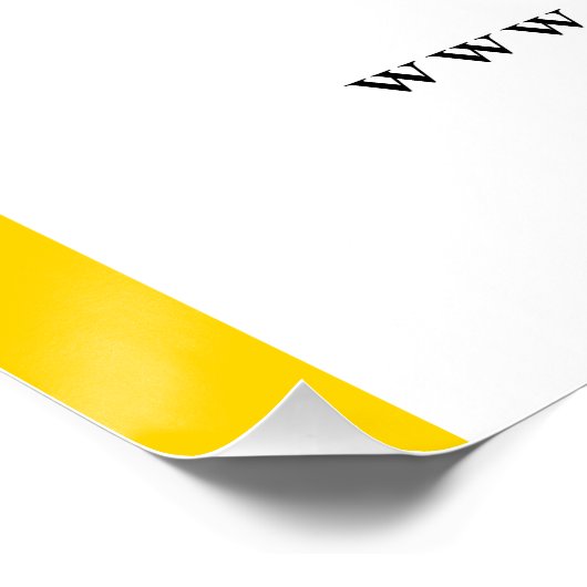 Custom QR Code Text Modern Business Glossy ポスター (コーナー)