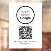 Custom QR | Google Reviews Business Display Sign ウィンドウサイン (シート2)
