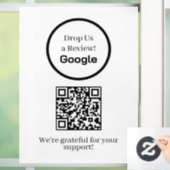 Custom QR | Google Reviews Business Display Sign ウィンドウサイン (ホーム)