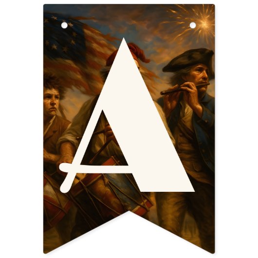 Custom QR School Banner • 1776–2026 Pride Tribute! バンティングフラッグ (第2の旗)