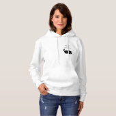 Custom Quote Cat Introvert  Mode Women's Hoodie パーカ (正面フル)