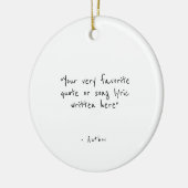 Custom quote - create your own  セラミックオーナメント (左)