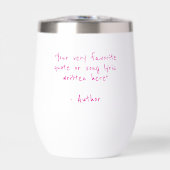 Custom quote - create your own hot pink (正面)