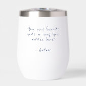 Custom quote - create your own navy blue (正面)