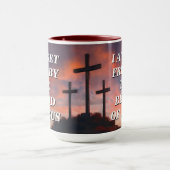Custom Quote Faith Coffee Mug - Blood of Jesus. マグカップ (中央)