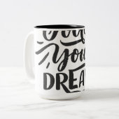 Custom Quote Mug  ツートーンマグカップ (正面左)
