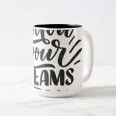 Custom Quote Mug  ツートーンマグカップ (正面右)