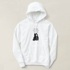 Custom Quote Not Ever Funny Cat Men's Hoodie パーカ