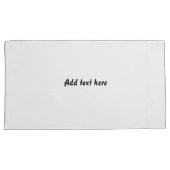 Custom Quote Off Pillowcases – Personalized Bedr 枕カバー (正面右)