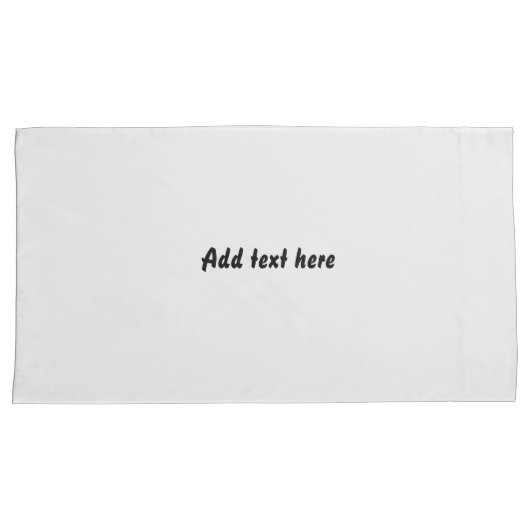 Custom Quote Off Pillowcases – Personalized Bedr 枕カバー (正面右)