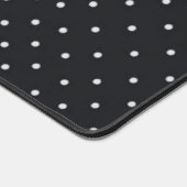 Custom Quote Polka Dot Desk Mat デスクマット (コーナー)