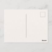 Custom Quote Postcard – Write Your Own Inspiration ポストカード (裏面)