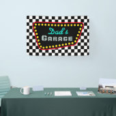 Custom Racing Flag Garage Sign Banner Gift 横断幕 (トレードショー)