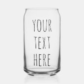 Custom Rae Dunn Text | Personalized Gifts  ガラス缶 (正面)