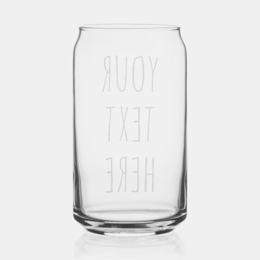 Custom Rae Dunn Text | Personalized Gifts  ガラス缶 (裏面)