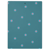 Custom Rainbow Colorful Dude Be Kind Happy クリップボード (裏面)